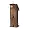 Glitzhome&#xAE; Hanging 2-Tiered Distressed Wood Bird House with Flowers